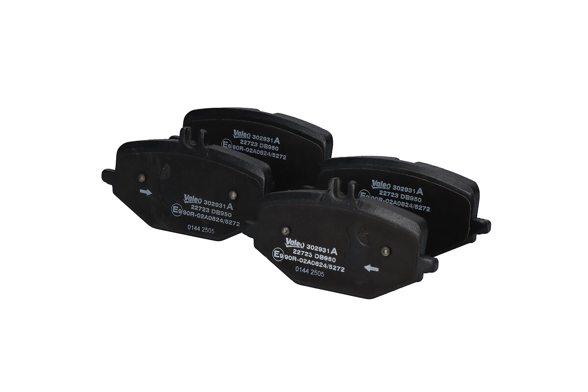 Jeu de 4 plaquettes de frein VALEO ref. 302931A